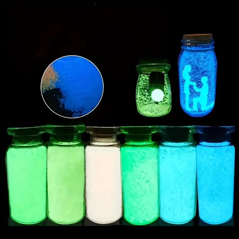 10000 Stück 3-5 mm Leuchtsand Leuchtet im Dunkeln Kieselsteine Stein Haus Garten Hof Außenweg Rasen Dekorationen Fischbecken Aquarium Dekor