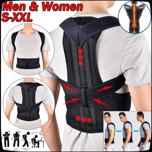 Adult Back with Men and Women Back Correction Band with Support Plate Kyphosis Correction Band Protect the back and waist