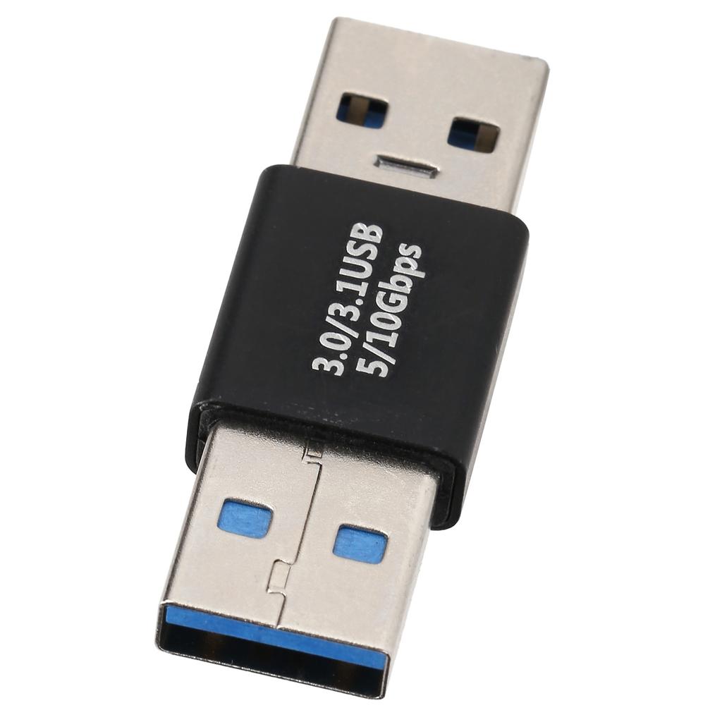 High Speed USB 3.0 TypeA Male To Male OTG Adapter Support Data Sync and Fast Charging