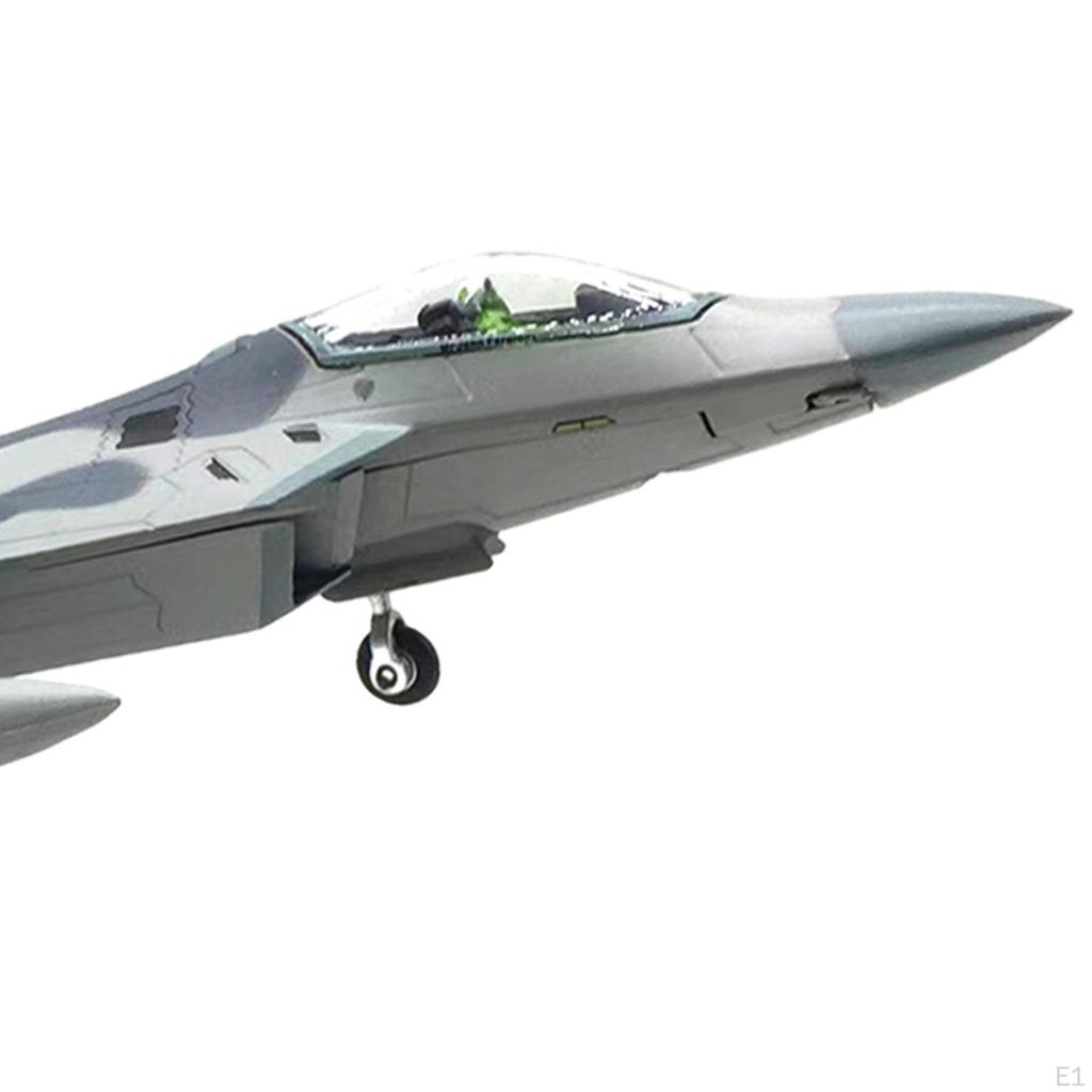 1/100 Scale F22 Fighter Aircraft Model with Display Stand for Home And Office