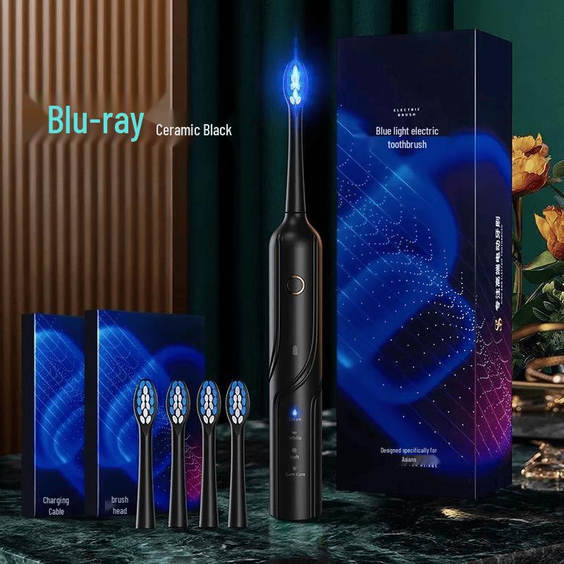 OLOEY Rechargeable Blue Light Electric Toothbrush