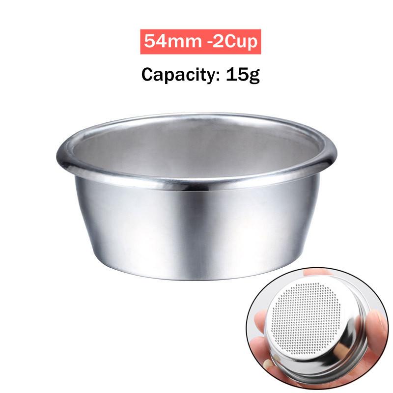 Kaffeefilterkorb für Delonghi Breville Expobar FAEMA Espressomaschinenzubehör, Nicht-Druckbeaufschlagter Ersatz, 51 mm, 54 mm,