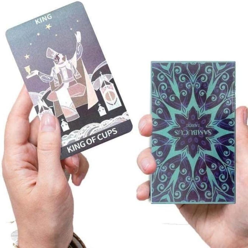 10.3*6cm Sambucus Tarot An Elegant Geometric 78-Card Deck - Modern Art Deco Style Tarot Cards