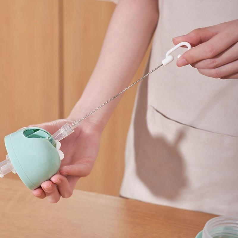 Plastic Straw And Spout Cleaning Brush For Baby Bottles And Water Cups