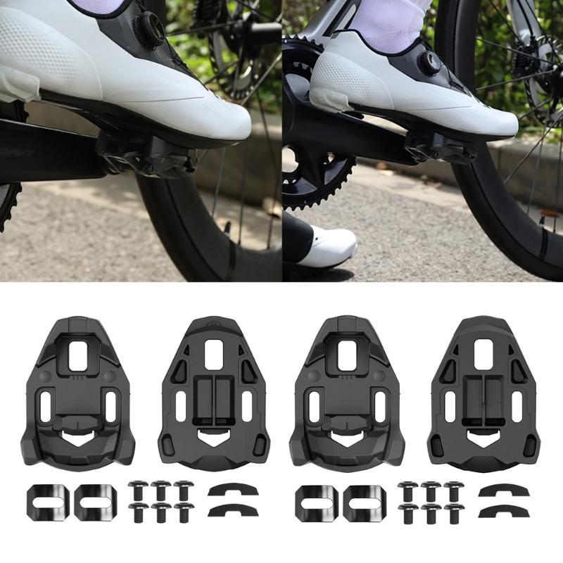 Pedale Tacchetta Serratura Bicicletta Pedale Bici da Strada Tacchetta con Viti Pedali Ciclismo Tacchetta Scarpa Accessori Ciclismo Durevole