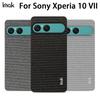 For Sony Xperia 10 VII Phone Case IMAK Ruiyi Series Fabric Case