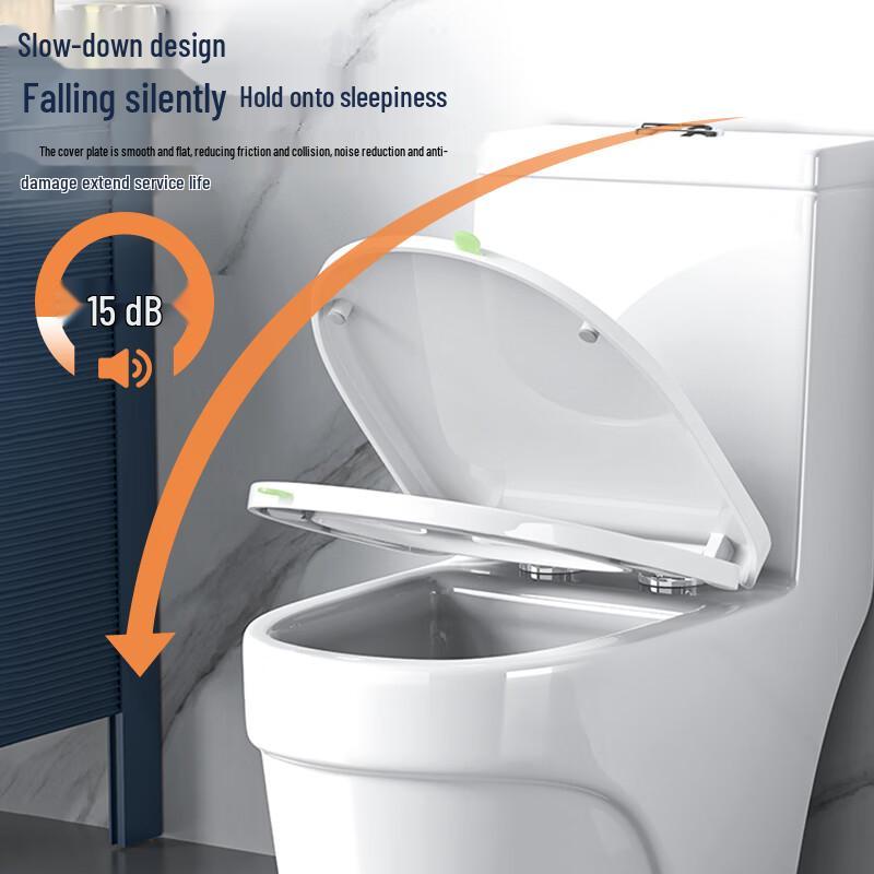 KEGOO K7018 Měkké zavírání WC sedátka ve tvaru U se svítícím zvedákem