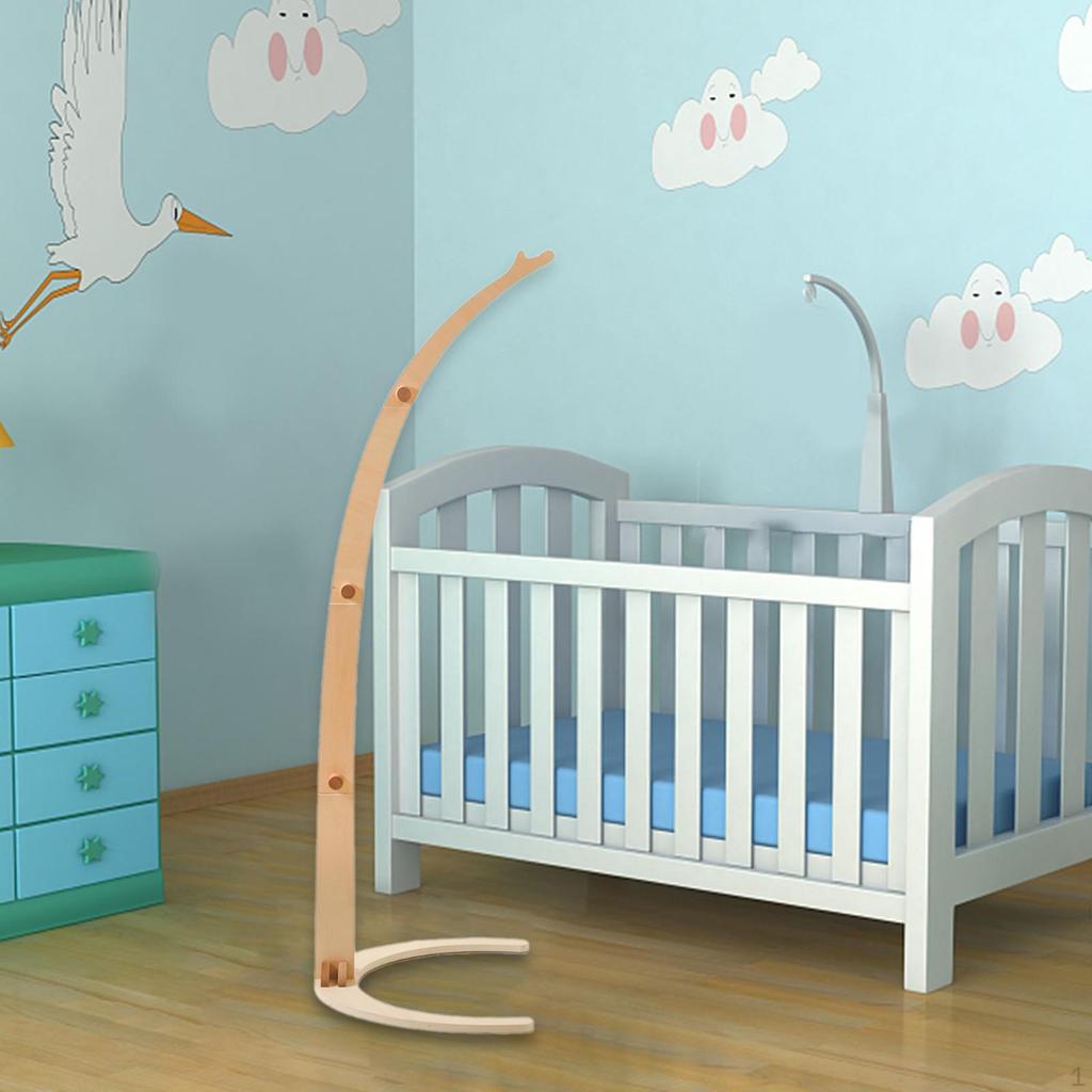 Bed Bell Holder Newborn Music Box Bracket Baby Stent Set Handmade Adjustable Crib Mobile