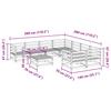 9 Piece Garden Sofa Set Pressure Treated Pine Wood