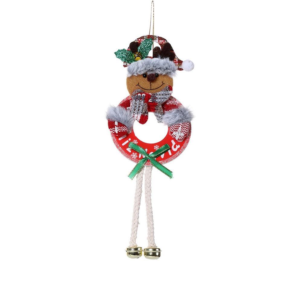 

3 шт. Плюшевые Санта Клаус Лось Украшение Милое Рождественская Елка Подвесное Украшение Новогодний Фестиваль Подарки Elk