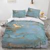 Geometric luxury honeycomb stone pattern 3D printed bedding set queen size 2/3pcs microfiber duvet cover cool style