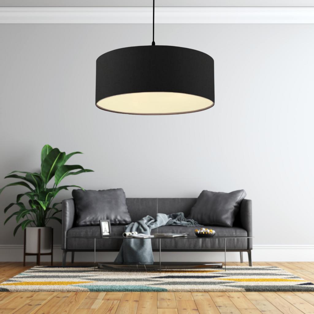 

Северный дом, рулонный дизайн, тканевый подвесной светильник, люстра, гостиная, спальня, большая цилиндрическая люстра