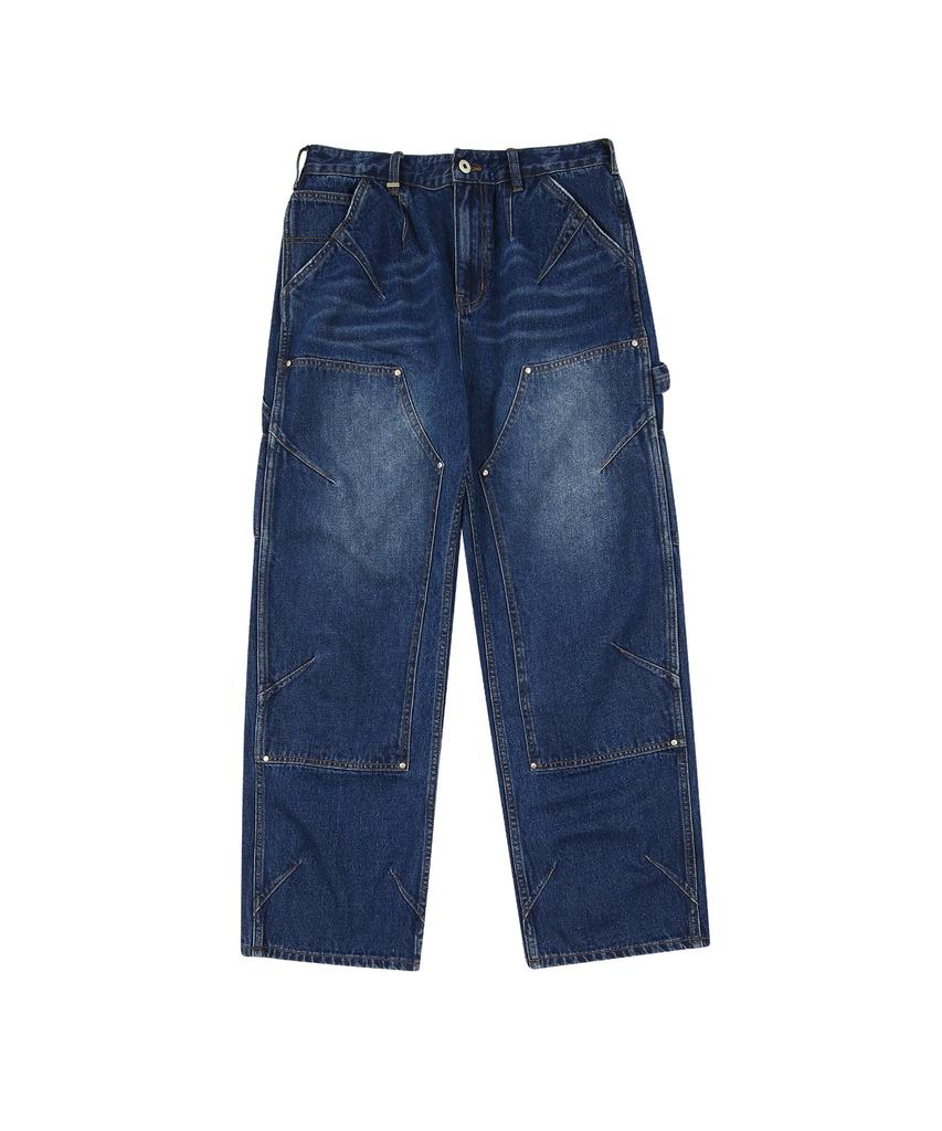 SLOWACID Dart Carpenter Denim Pants [Blue]