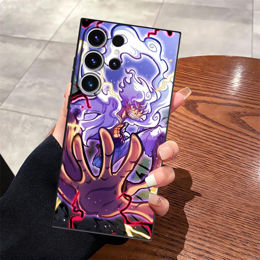 Funda Phone Cover Case for Samsung Galaxy S24 Plus S21 FE S25 Ultra S10 S9 S23 S20 Note 20 Ultra 8 9 10 One Piece Luffy Cool