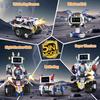 5 in 1 STEM Robot Building Toys Kit, 620Pcs DIY,APP & Remote Control Screen, Eye Coding Rechargeable, Warriors, Birthday Gifts