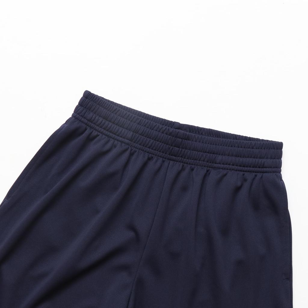 Champion Basketball Navy Kids' Shorts, Quick-Drying, Stretch, Antibacterial, Deodorizing, One-Point Logo, Shorts, CK-AB525,
