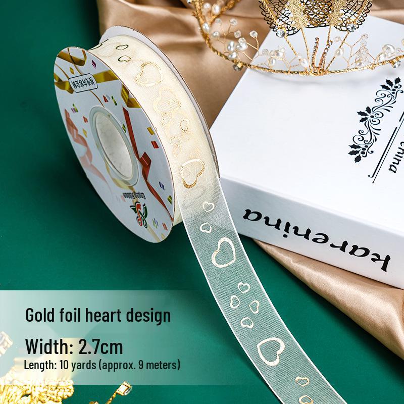 Elegant Fishtail Silk Ribbon for Cake and Bouquet Decoration