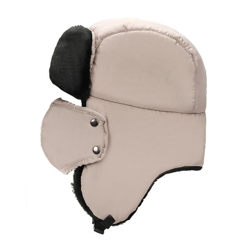 Unisex Winter Earflap Warm Russian Face Mask Ski Cap Outdoor Aviator Trapper Hat