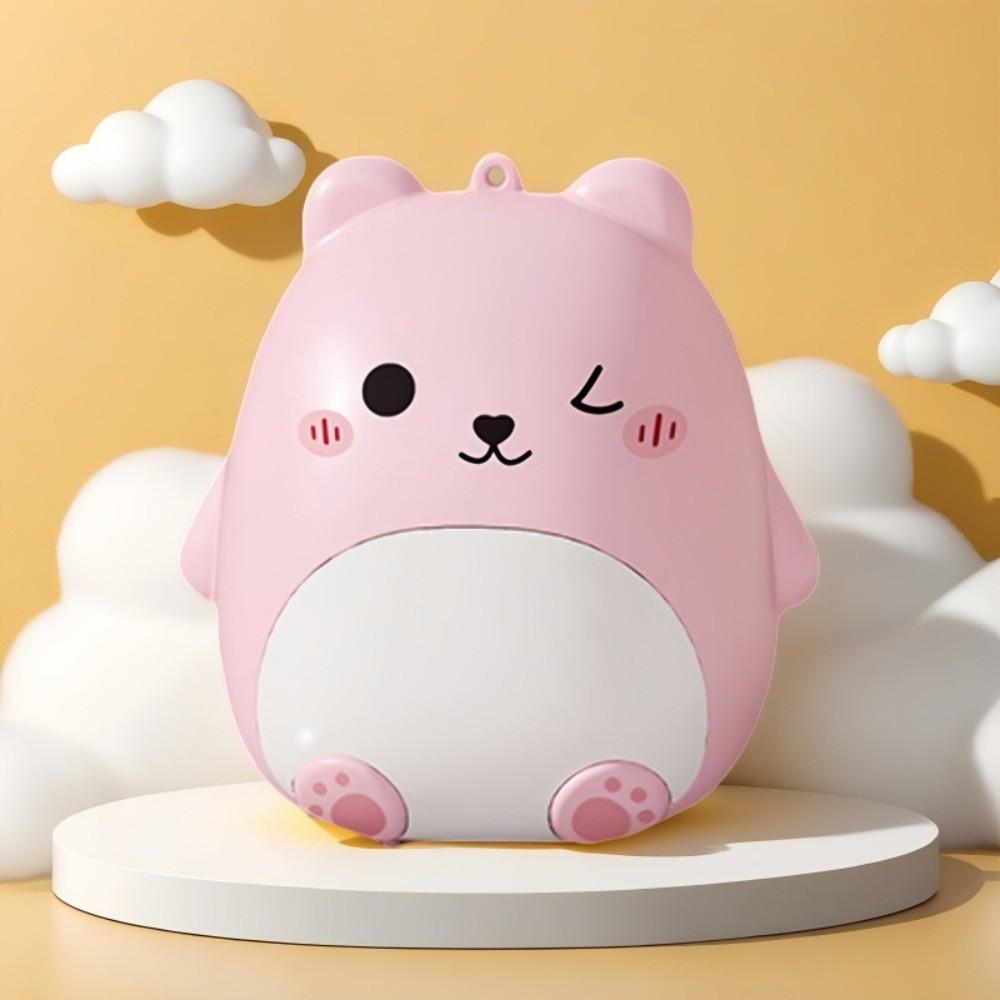 Cartoon Bear Medicine Box 5 Grids Moisture Proof Mini Pill Organizer Partition Design Compact Size Drug Storage Case for Travel