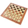 Classic Wooden Chess Board Game 3-in-1 Checkers Backgammon 48X48 Cm