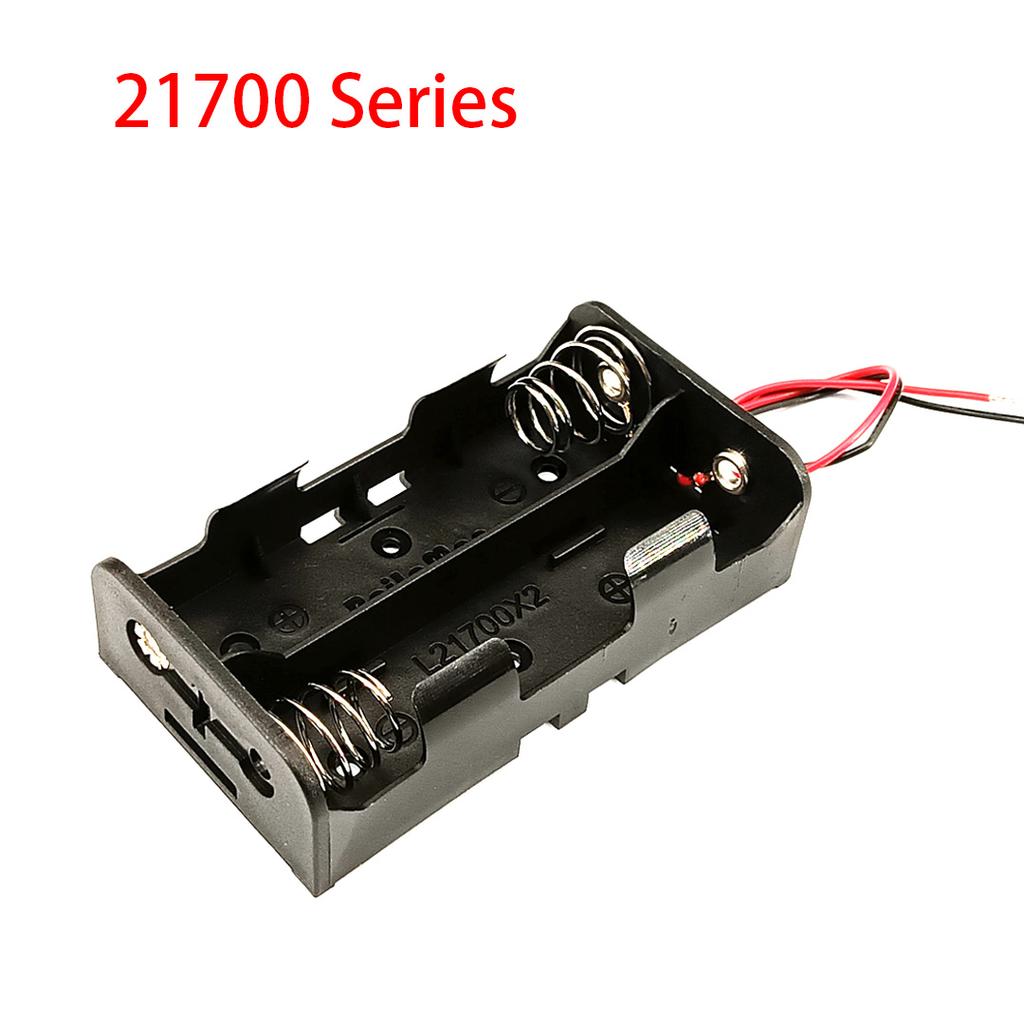 21700 Case  2 Slots 21700 box 21700 Battery Holder 21700 Battery Box With Line /With Pins Series/Parallel
