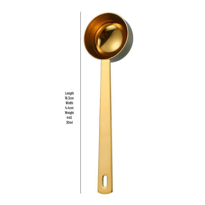 304 Stainless Steel Measuring Spoons 5ml-30ml, Long Handle for Coffee, Milk Powder, and Baking