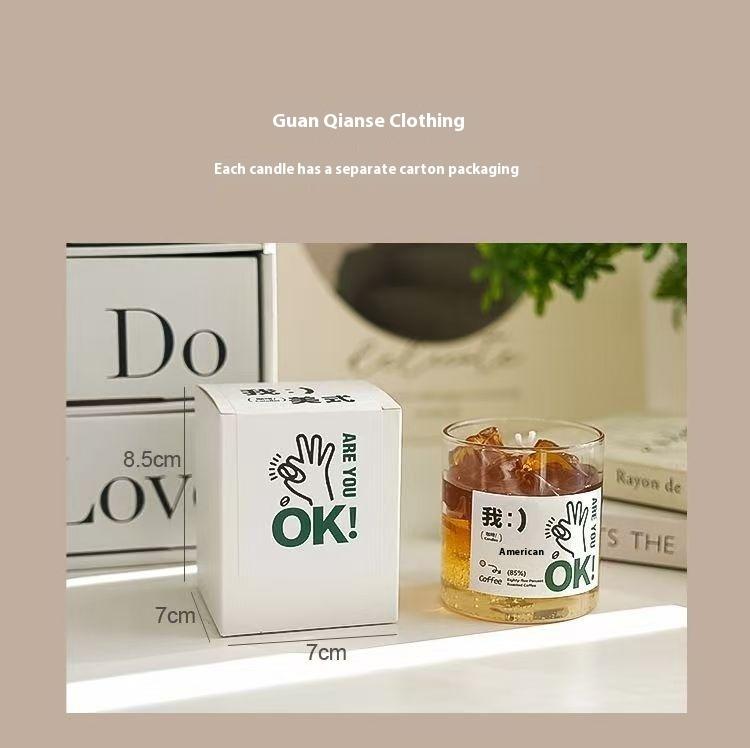 Coffee Scented Candles Holiday Fragrance Ornament Birthday Gift