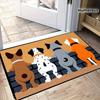 Cartoon Carpet Four Puppies Doormat Welcome Carpet Living Room Carpet Rug For Bedroom Outdoor Carpet Home Decoration