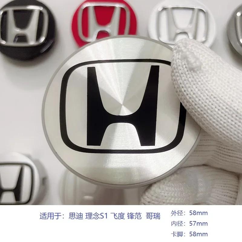 

4pcs 58mm 69mm Wheel Center Cap Logo Hub Cover Badge Emblem For Honda Civic City Accord Odyssey Spirior CRV Hrv Jazz CBR HR-V