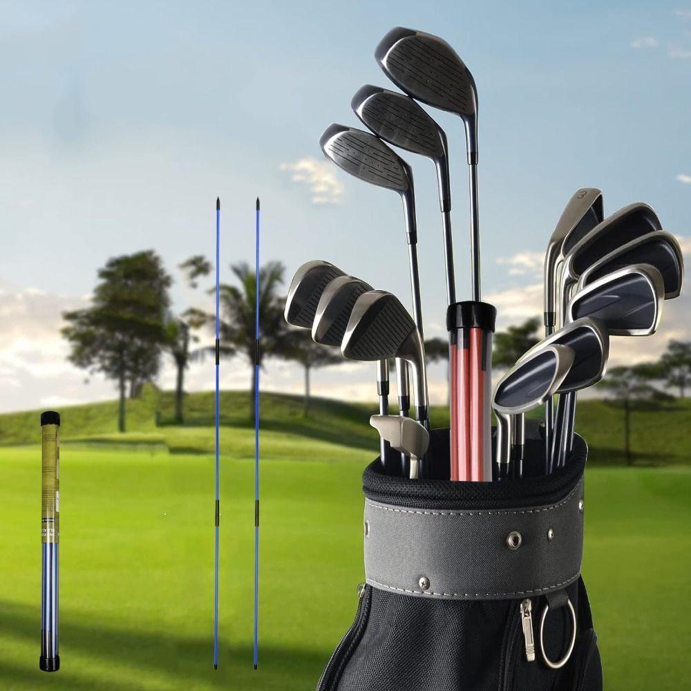 Collapsible Golf Alignment Stick Postures Corrector Golf Swing Training Tool  Training Aid