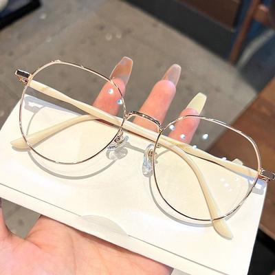 Strahlenschutz Klassische Metall Retro Brille Mode Unisex Blaulichtschutz Brille