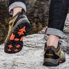Men Winter Boots Hiking Shoes Green Men Casual Outdoor Climbing Athletic Shoes Warm with Fur Large Size