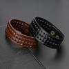 Herren Leder Handgeflochtenes Armband - Beliebter Europäischer und Amerikanischer Stil
