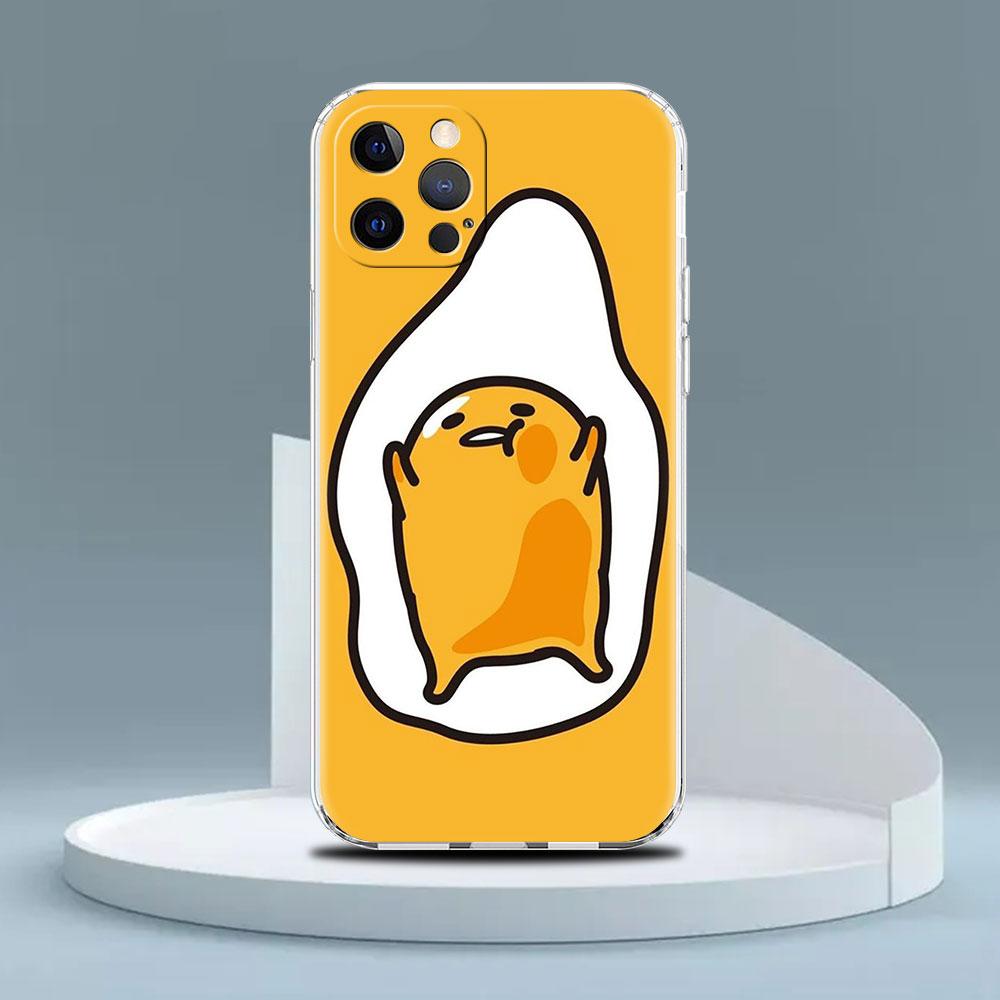 Gudetama Clear Case For Apple iPhone 14 11 13 12 Pro 7 8 Plus XR X XS Max 6 6S 14Pro Silicone Phone Cover