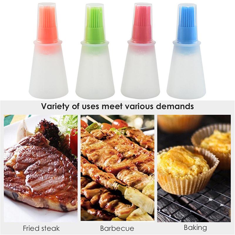 Cheap Silicone Oil Bottle with Brush Grill Oil Brushes Liquid Oil