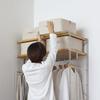 MUJI Soft 35cm x 35cm x 16cm Polyester with Item Number 12403463 Box, Small, (W) (D) (H), Linen, Rectangular, Lid,