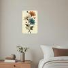 Vintage Botanical Metal Wall Art Handmade Flower Butterfly Tin Sign Retro Home Decor Farmhouse Living Room