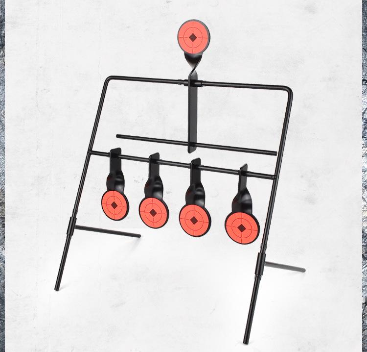 Drehendes Metall-Ziel für Weichkugeln zum Schießen für CS-Taktiktraining im Innen- und Außenbereich