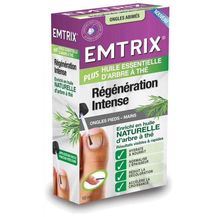 Soin des Ongles - Emtrix - Emtrix Plus - Régénération Intense - 10ml - Huile essentielle darbre à thé