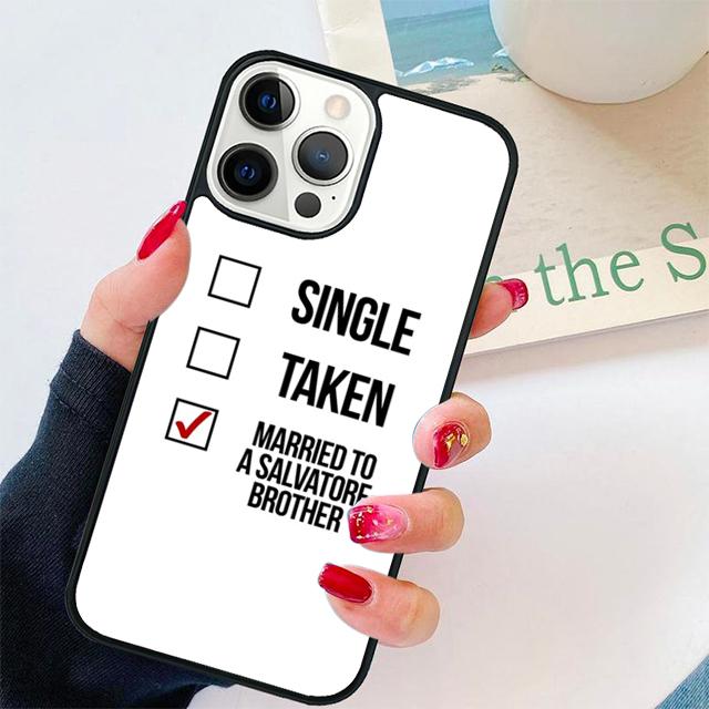 Vampire Diaries Mrs Salvatore Phone Case Cover For iPhone 17 Air 15 16 14 13 12 Pro Max 11 Pro Max Plus Coque