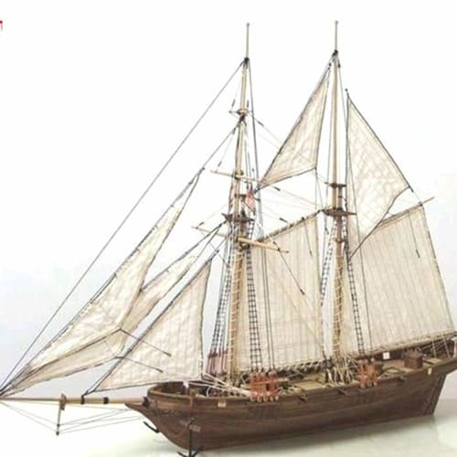BESTCZ Wooden Sailing Ship Model, Imported Wooden Sailing Ship Model, Victory Models DIY Wooden Sailing Ship Kit, Sailing Ship Model, Handmade Model D