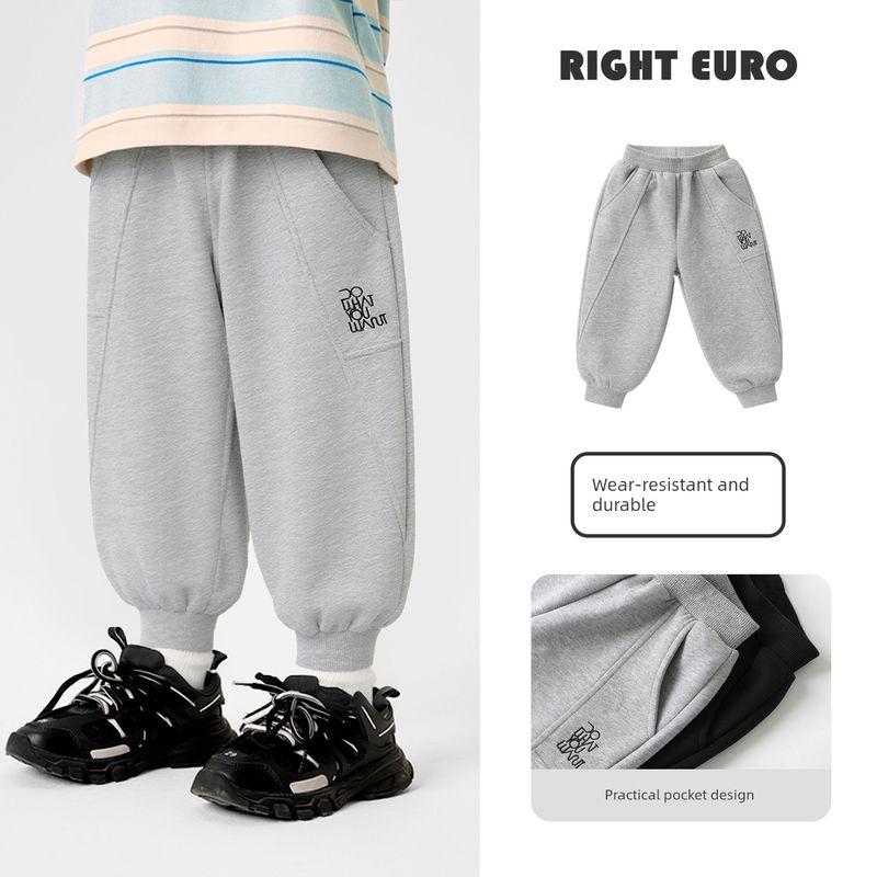 Boys' Sports Pants, Stylish Spring and Autumn Pants for Toddlers, 2026 New Children's Clothing, Spring and Autumn Casual Sweatpants for Older Kids