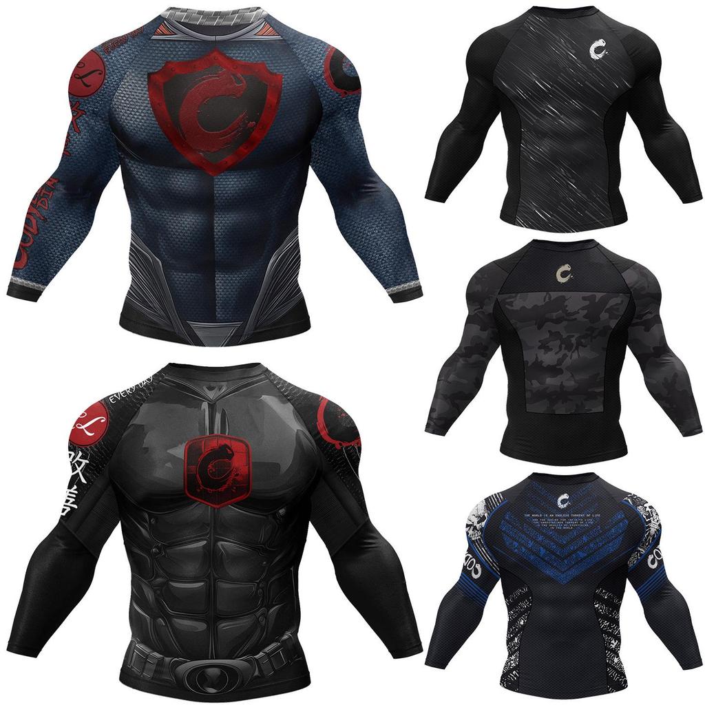 Pánské rychleschnoucí běžecké tričko s dlouhým rukávem - Prodyšné, přiléhavé