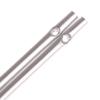 5Pcs Different Length Wind Chime Tubes Set Silver Tone Wind Chime Making Kit