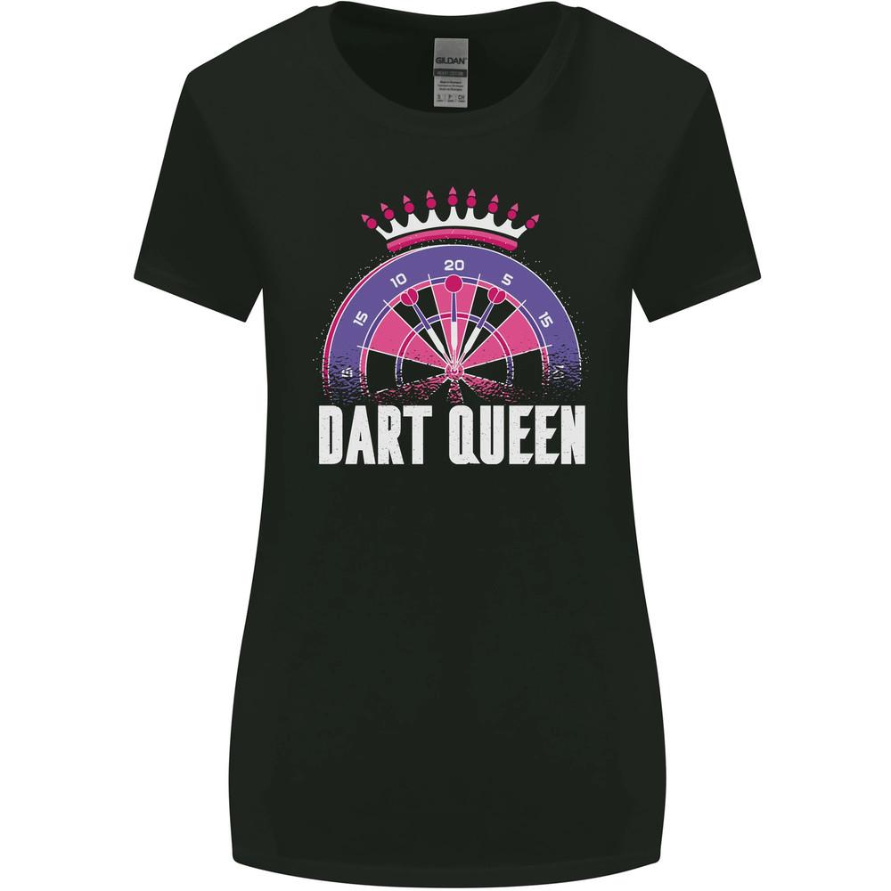 Darts Queen Funny Womens Wider Cut T-Shirt Unisex T-Shirt S