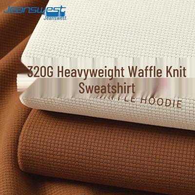 Jeanswest Herren Schwergewicht Waffelstrick Rundhals Sweatshirt