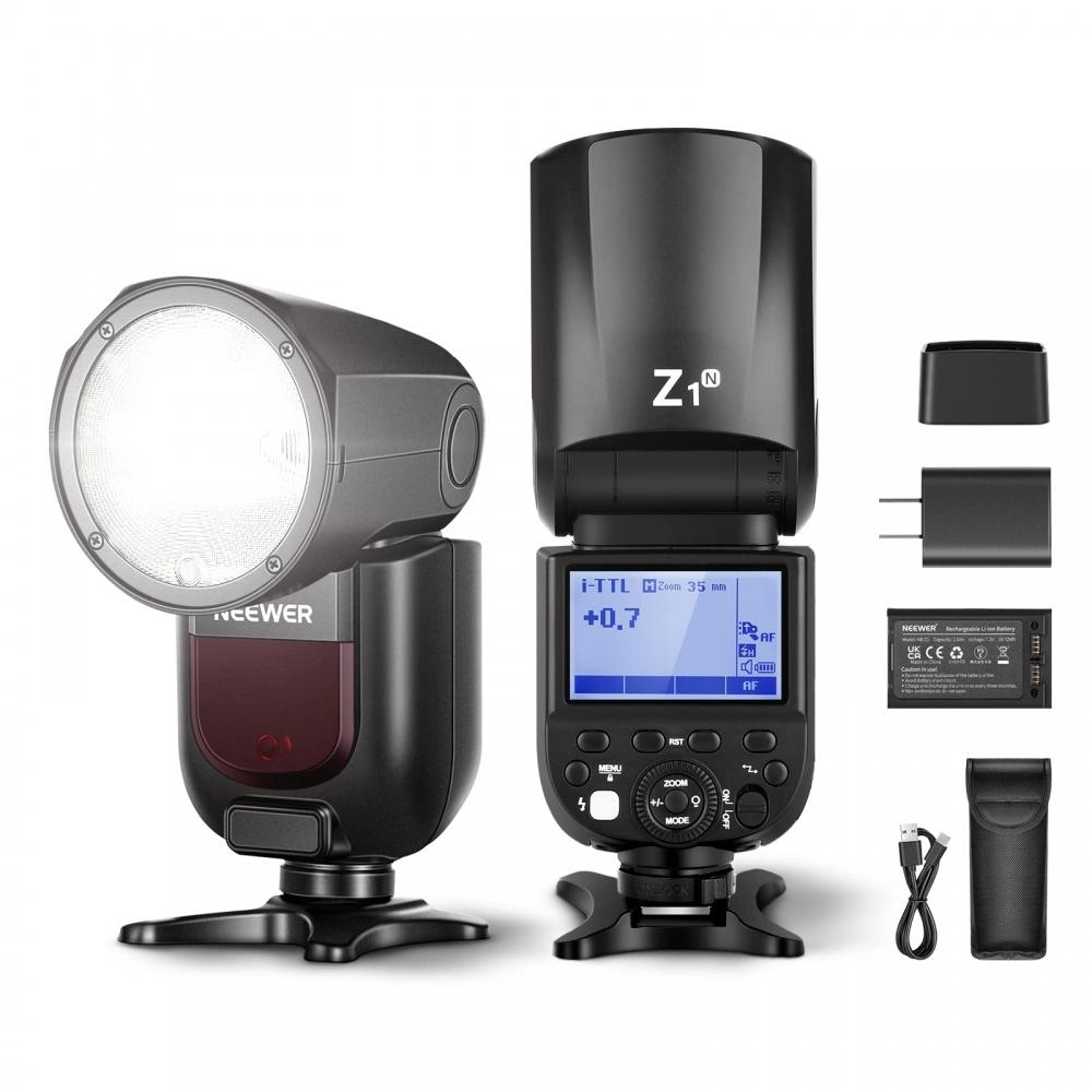 

Neewer Z1 N Ttl 76ws 2.4g 18000s Hss 10 светодиодов 2600 мАч 480 1.5s D4 D5 D6 D60 D00 D70 D3300