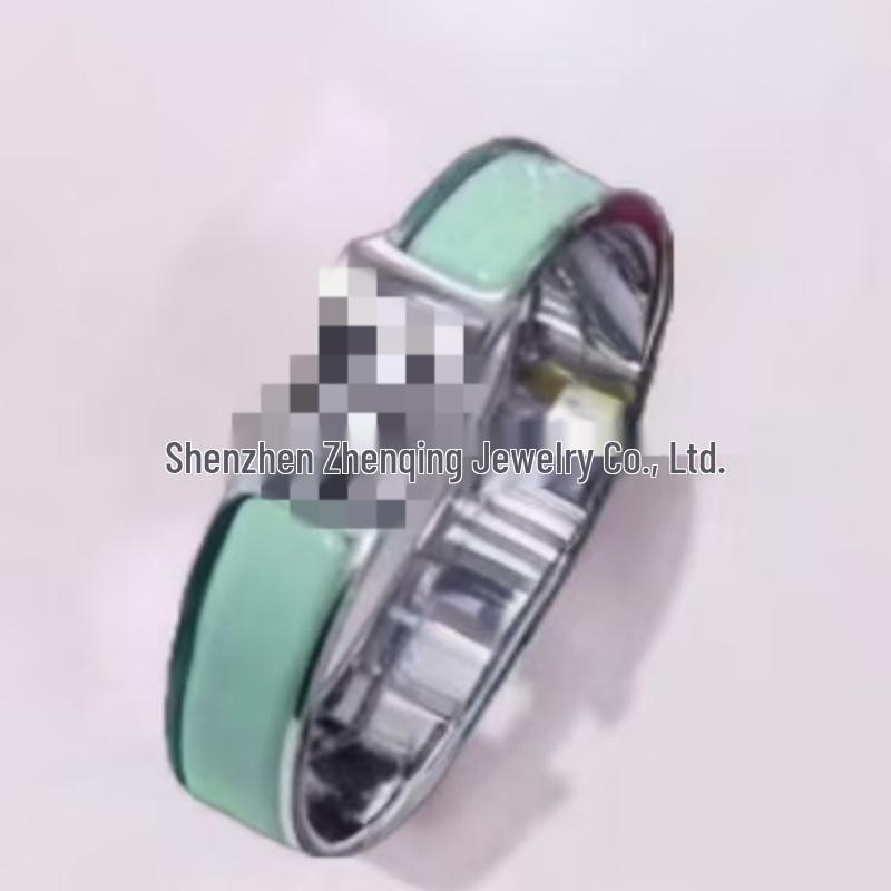 Náramek s písmenem H pozlacený 18k smaltovaný - Klasická móda, Více barev, Ideální pro páry