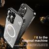 For iPhone 16 Pro Max Case Compatible with MagSafe Metal Frame Matte Phone Cover