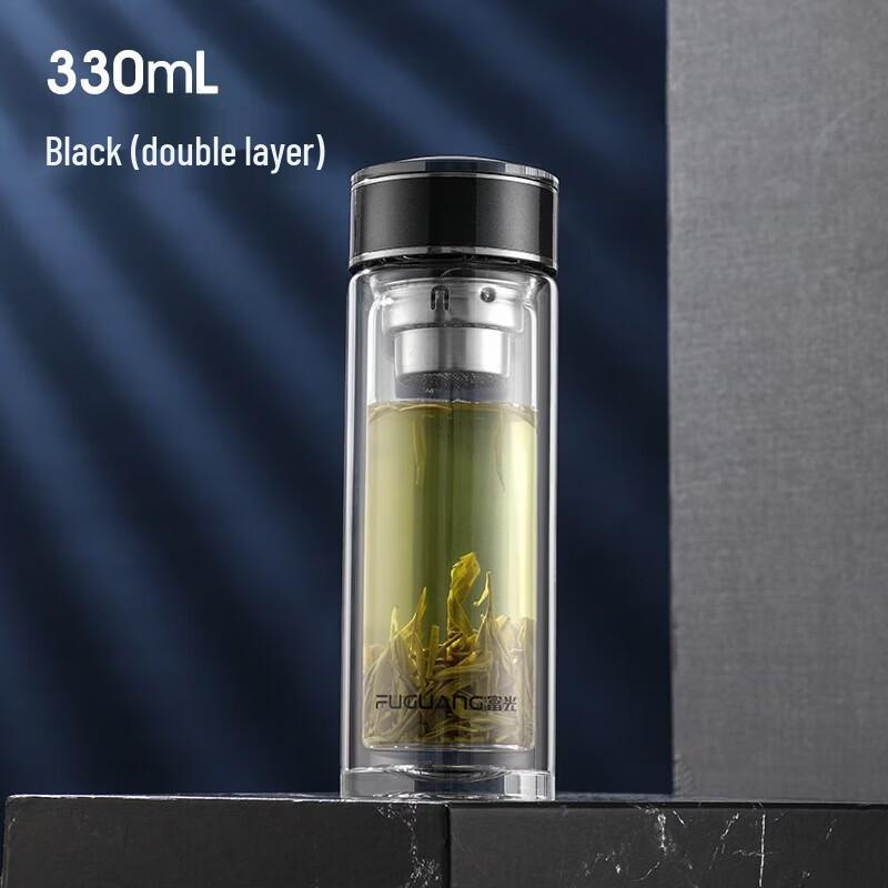 

FUGUANG Double-Layer Glass Office Mug